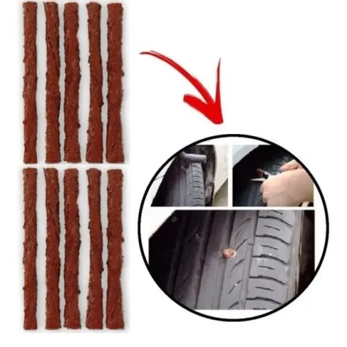 Refil De Reparo Para Pneus Macarrão Com 10 Peças Sq-3731