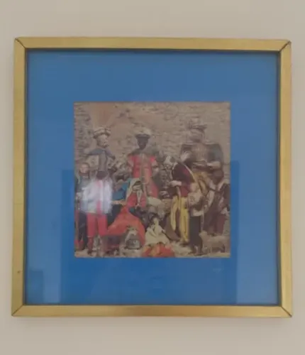 Quadro antigo Menino Jesus