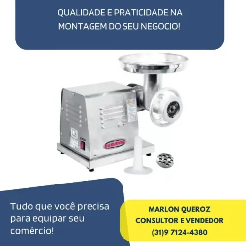 Moedor de Carne Boca 08 Bermar Novo