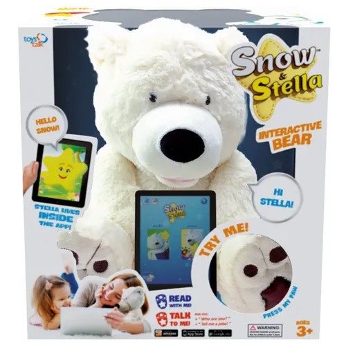 Urso de Pelúcia Interativo Snow & Stella