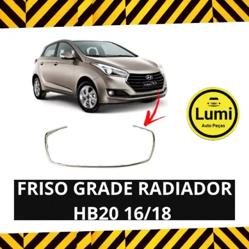 Friso Grade HB20 16/18 Cromado - NOVO!!