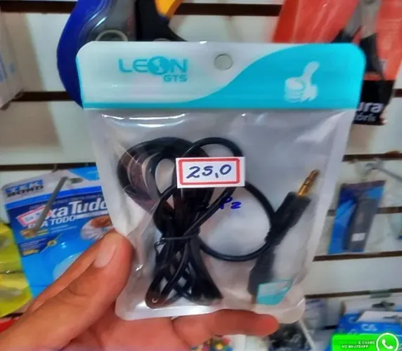 Cabo P2 x P2 - Produto novo