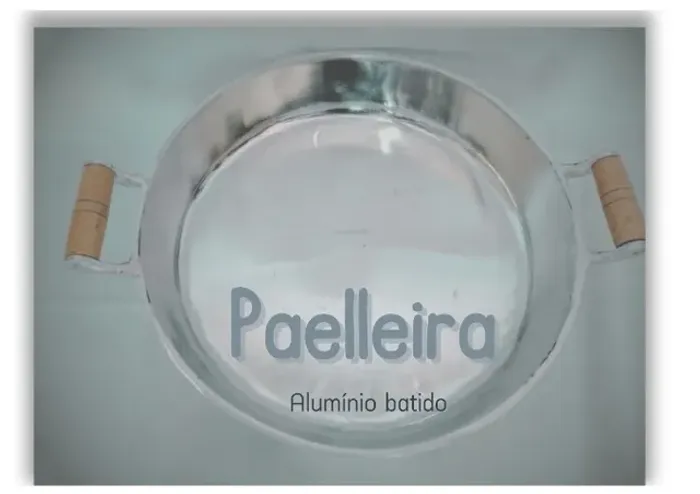 Frigideira de Alumínio batido paellera