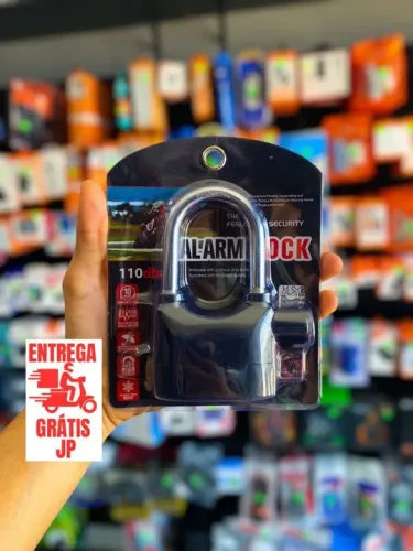 CADEADO COM ALARME SONORO