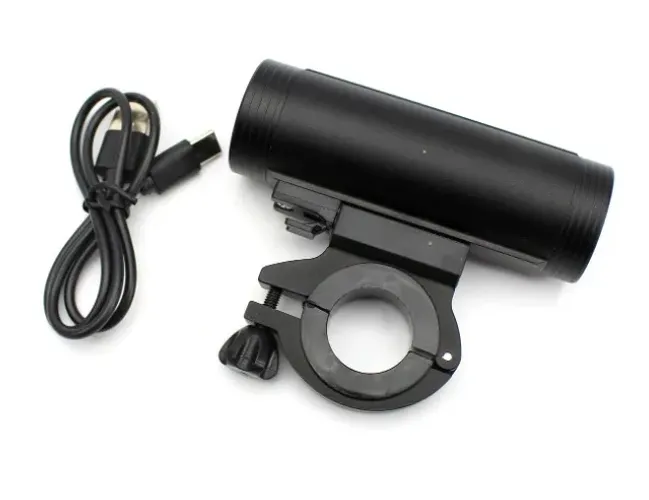 Lanterna Farol Para Bicicleta GTA T40 Super Led 1100 Lúmens Alumínio USB 9889
