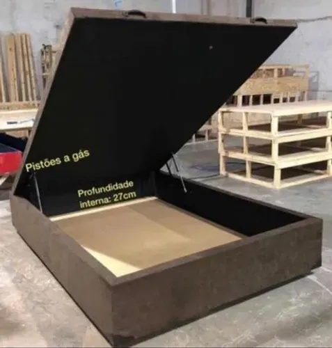Cama Box Baú - Casal Viúvo 