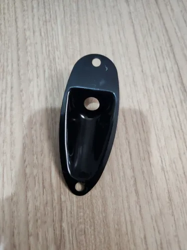 Jack Plate preto Stratocaster