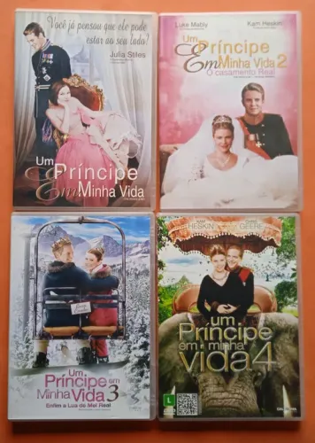 Dvd Um Príncipe em Minha Vida 1 2 3 e 4