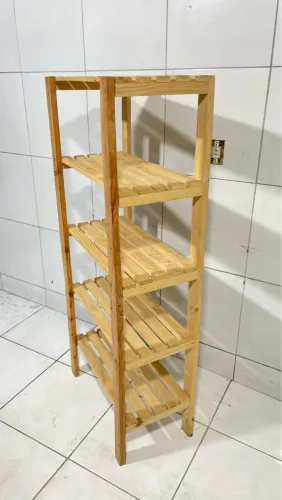 PRATELEIRA/ESTANTE DE MAREIRA DE PROMOÇÃO