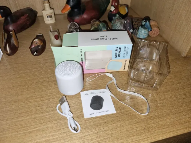 Mini Caixa de Som Bluetooth Portátil com Bluetooth 5.0