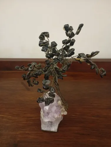 Árvore da Vida com Pedras Naturais e Cristal