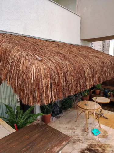 Cobertura de Palha Piaçava para Área Externa