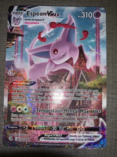 carta TCG espeon VMAX 270/264