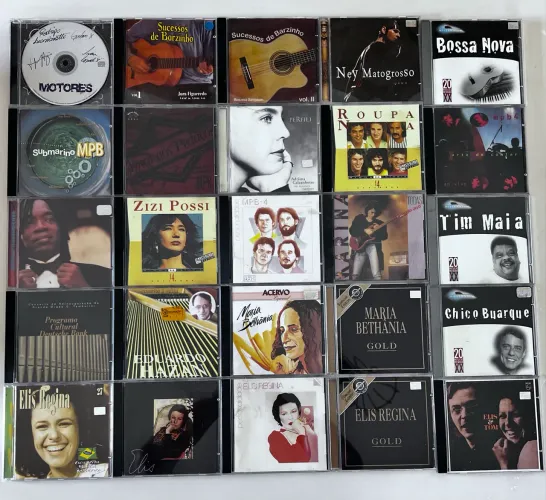 Cd 155 unidade Variados - Vários Álbuns - Emi, Sony - Físico