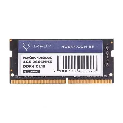[NOVO] Memória Para Notebook 4GB 2666MHz DDR4 CL19 Husky Gaming