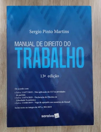 Manual de Direito do Trabalho - 13ª edição