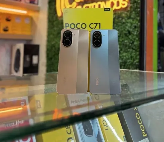 Poco c71 128GB 04GB DE RAM NOVO Entregamos Grátis Capa Película