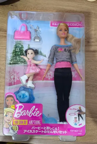 Barbie professora de patins no gelo profissões 
