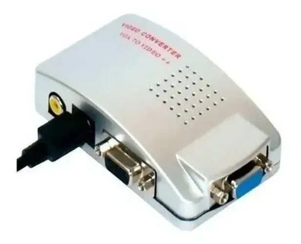 PROMOÇÃO! Conversor De Vídeo Vga P/ Rca / S-video Vga Monitor Tv Ps2