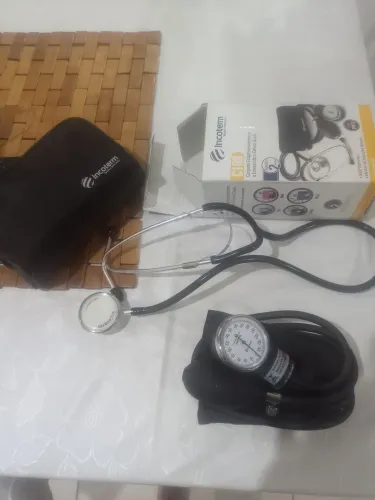 Kit Enfermagem Estetoscópio e manômetro