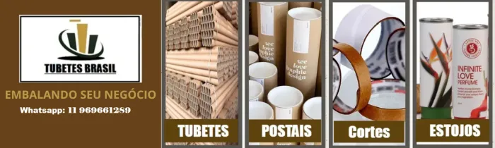 Tubo postal , Tubetes de Papelão com ou tampa e fundo plástico Mapas, plantas, banners