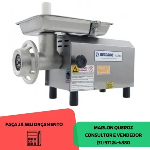 Moedor de Carne Boca 8 Beccaro Bivolt