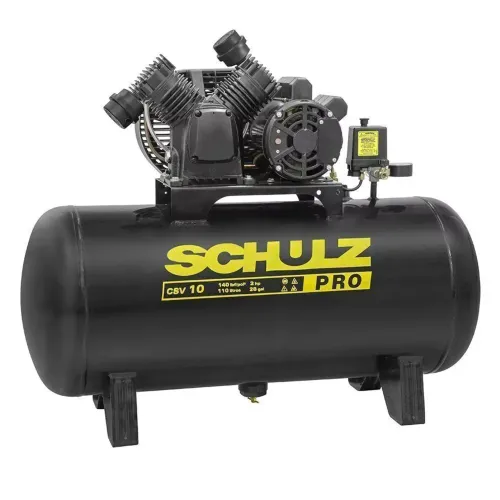 COMPRESSOR 110LITROS MON 127V/220V 140PSI 10PES SCHULZ