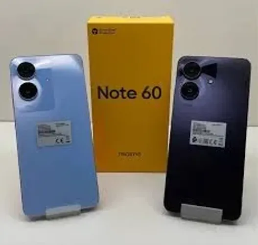 Realme Note 60 128GB 4GB RAM Celular com Tela 90Hz Câmera 32MP Bateria de 5000mAh