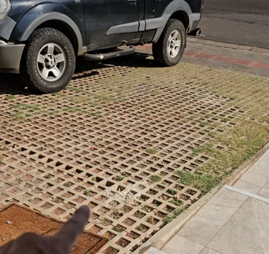 Piso grama liso USADO