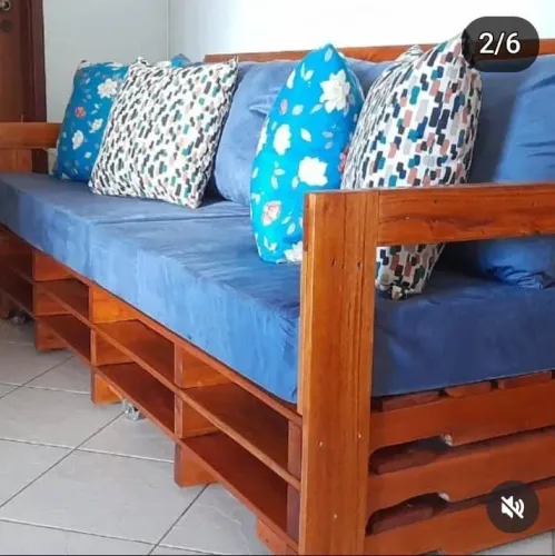 Sofá de paletes 