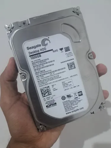 HD 1TB Seagate 7200 RPM SATA Desktop - Pouco Uso!