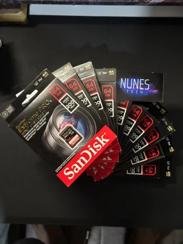 Cartão de Memória SanDisk Extreme PRO 64GB - UHS-I - Classe 10 - 200MB/s