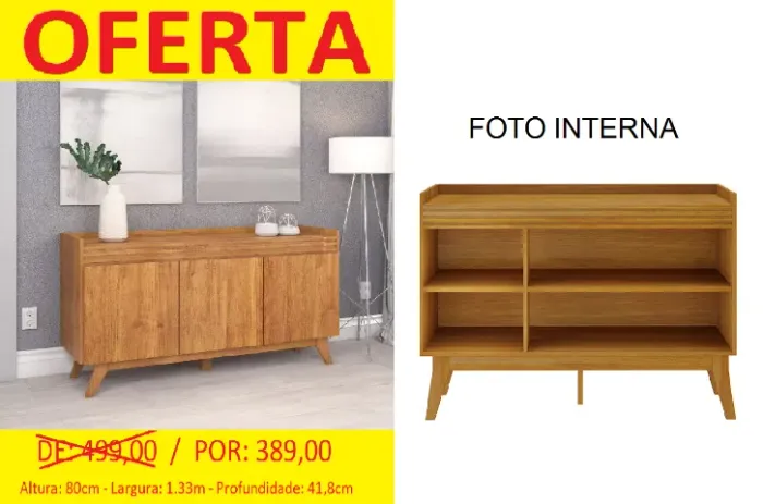 Aparador a pronta entrega