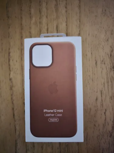 Capa marrom original para iphone 12 mini