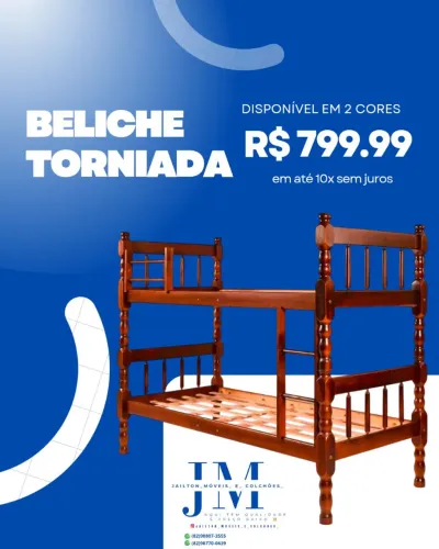 MEGA PROMOÇÃO DE BELICHE.