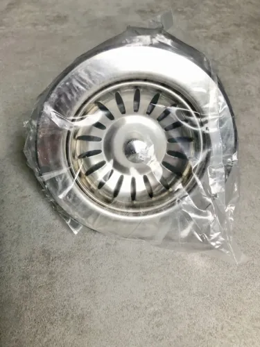 Válvula INOX De Escoamento De Pia De Cozinha 4 ½