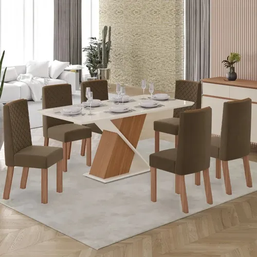 Mesa de Jantar Moderna com Design Exclusivo