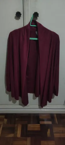 Cardigan Feminino Bordô Tamanho M