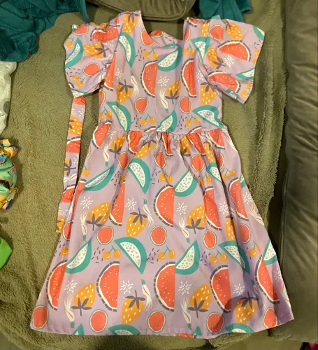 Vestido estampado infantil Novo- tamanho 10 anos