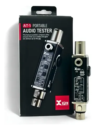 Testador De Áudio Portátil Xvive At-1 Signal Generator Xlr