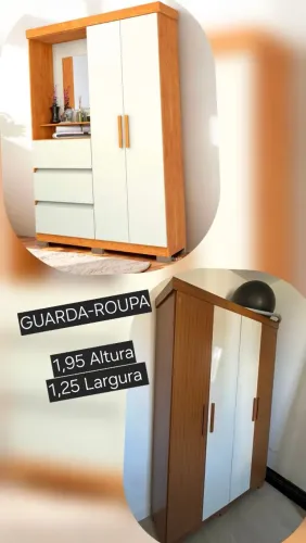 Guarda-roupa / Roupeiro - Entrega e montagem grátis 