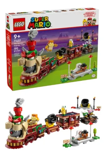 Lego 71437 Super Mario Super Mario Trem Expresso Do Bowser 1392 peças