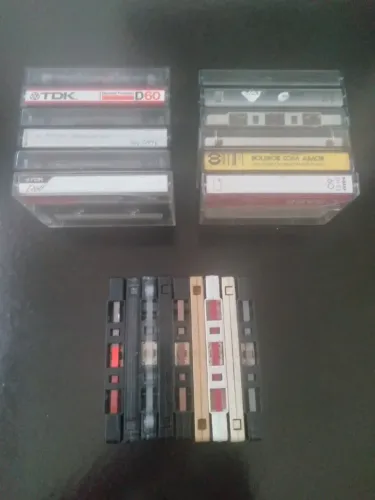 Pacote de Fitas Cassete Cantores ou Músicas de Origem Latina