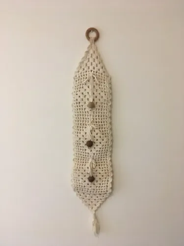 porta papel higiênico de crochê