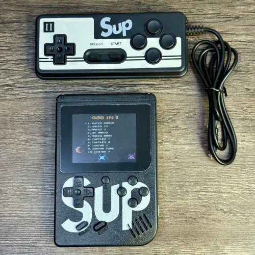 Mini Video Game Sup Game Box 400 Jogos Em 1 Portátil Jogos Antigos