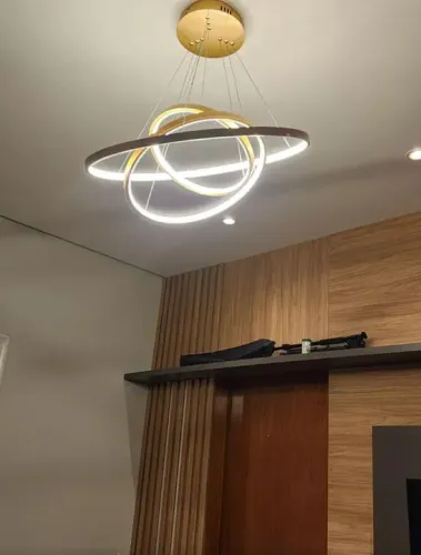 Lustre Moderno de aneis