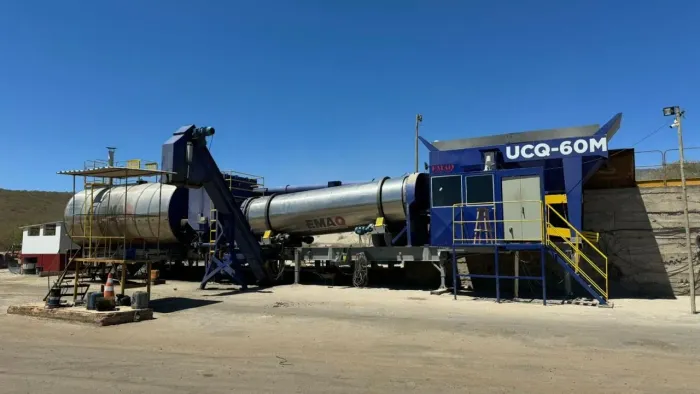 Usina de Asfalto Móvel UCQ-60M emaq ano 2023