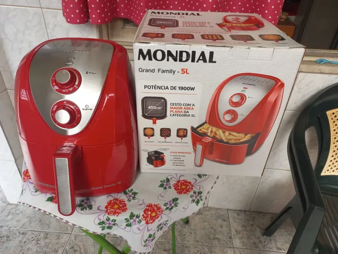 Fritadeira Elétrica Air Fryer Mondial Grand Family 5L