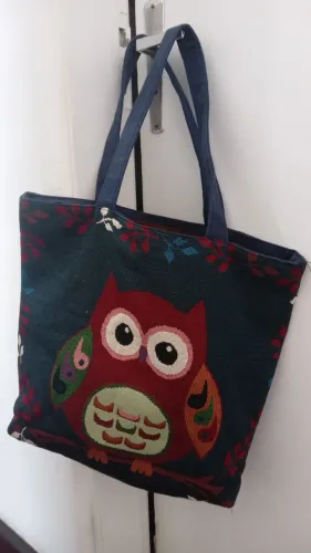 Bolsa estampa coruja