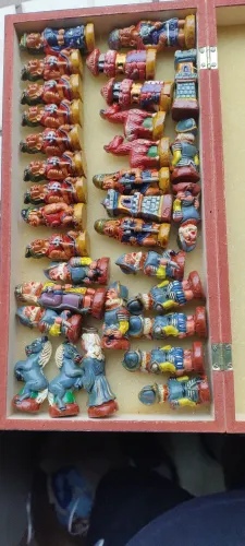 Jogo de Xadrez Artesanal Colecionável